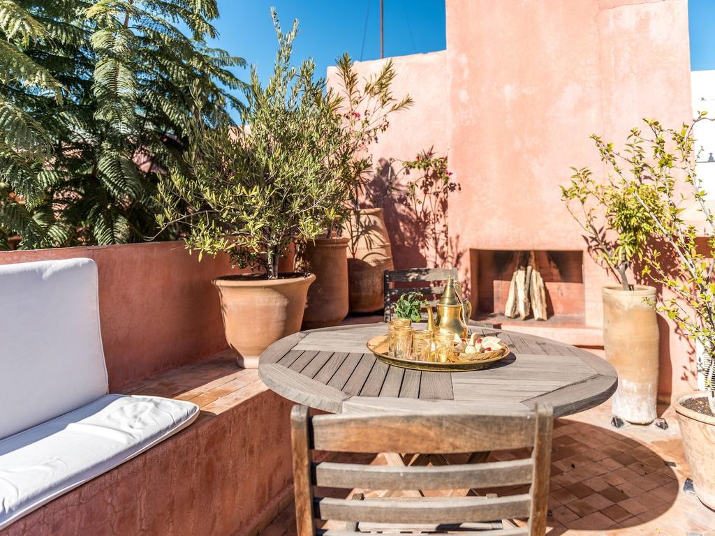Riad Les Trois Cours Marrakesch Exterior foto