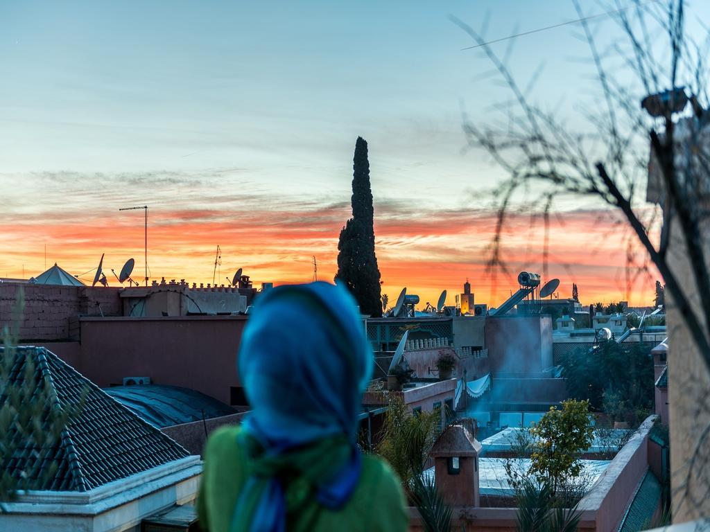 Riad Les Trois Cours Marrakesch Exterior foto